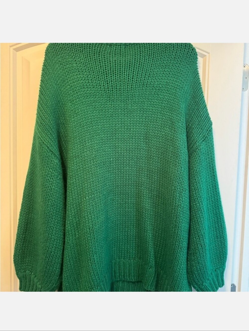 Dressed In Lala 💖 'WEIRDO' Knit Sweater with Pink Lettering - Picture 2 of 4